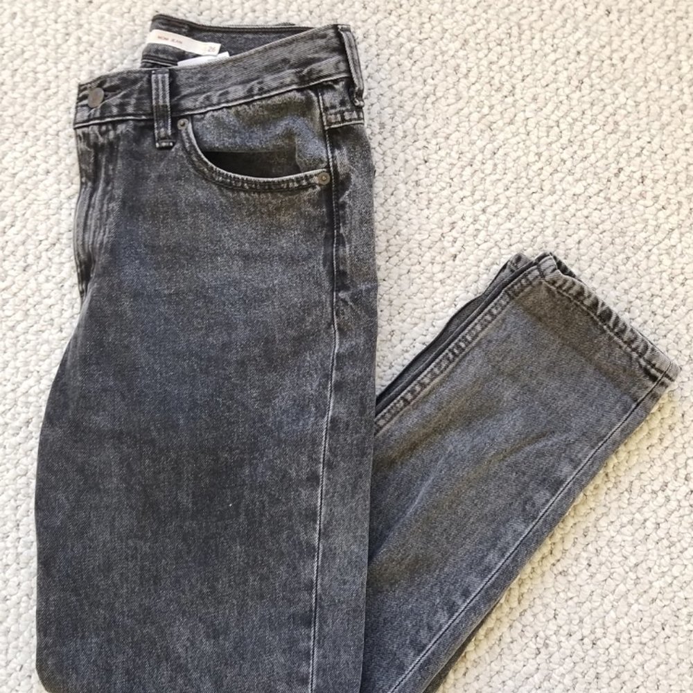Levi's Premium Dark Wash Mom Jeans